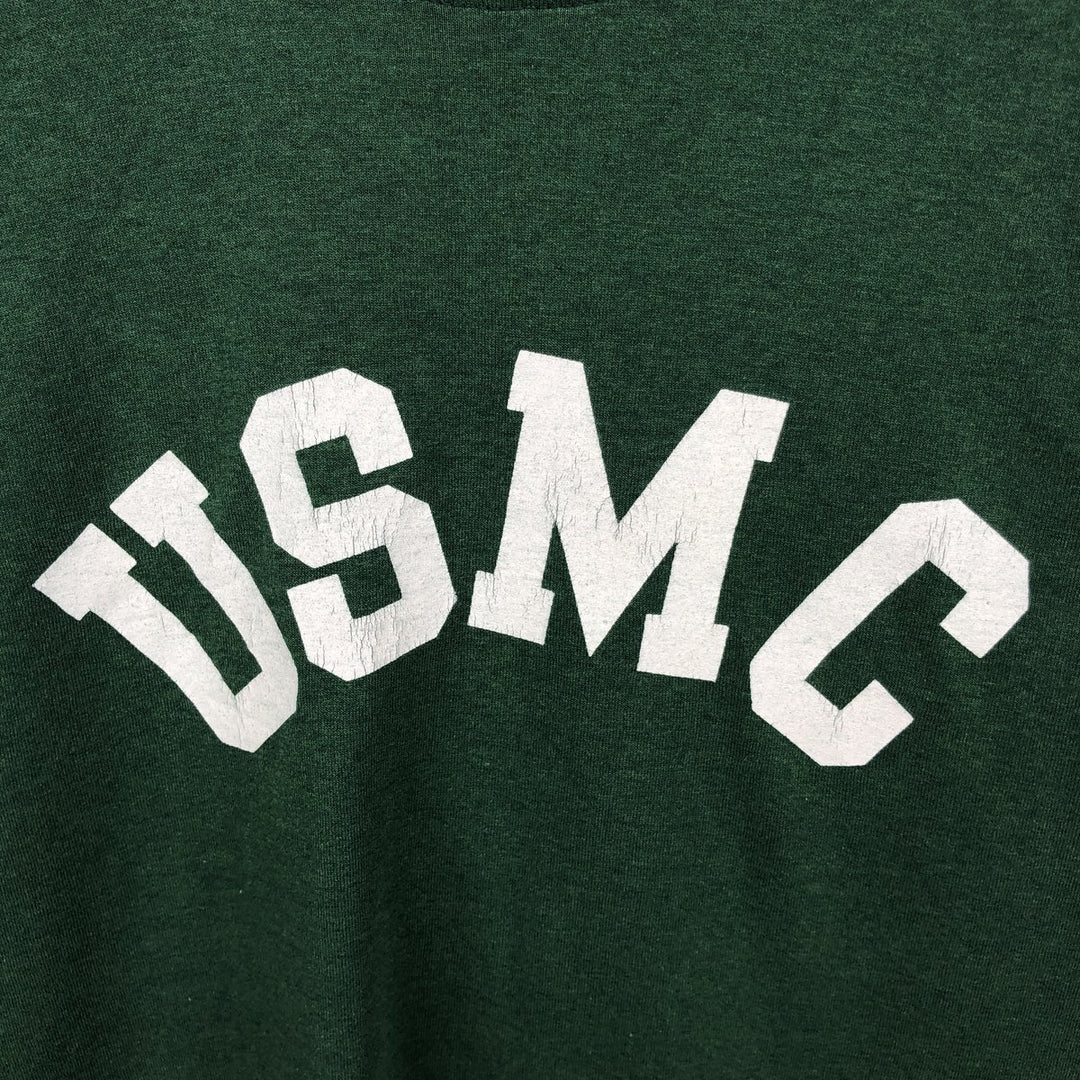 90'S Sofie College T-shirt, Made in USA, Men's Size L (approx.), Vintage polyester Green type dark green Vintage Second Hand