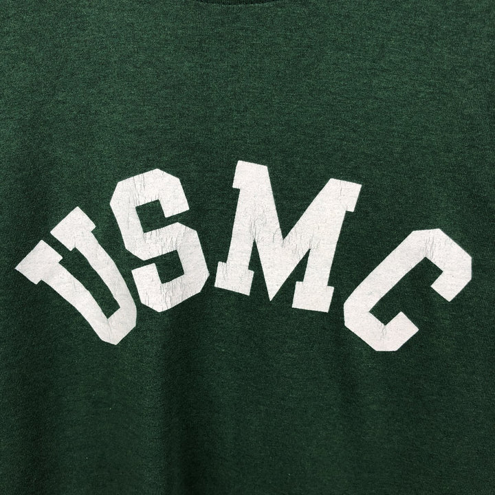 90'S Sofie College T-shirt, Made in USA, Men's Size L (approx.), Vintage polyester Green type dark green Vintage Second Hand