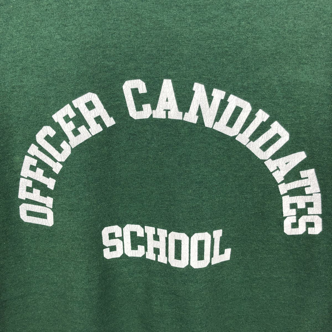 90'S Sofie College T-shirt, Made in USA, Men's Size L (approx.), Vintage polyester Green type dark green Vintage Second Hand