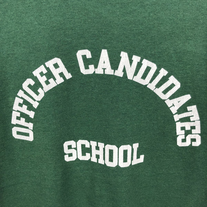 90'S Sofie College T-shirt, Made in USA, Men's Size L (approx.), Vintage polyester Green type dark green Vintage Second Hand