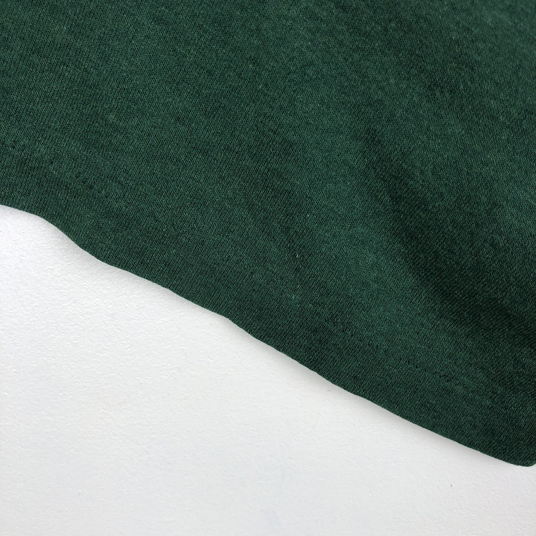 90'S Sofie College T-shirt, Made in USA, Men's Size L (approx.), Vintage polyester Green type dark green Vintage Second Hand