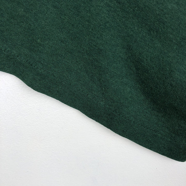 90'S Sofie College T-shirt, Made in USA, Men's Size L (approx.), Vintage polyester Green type dark green Vintage Second Hand