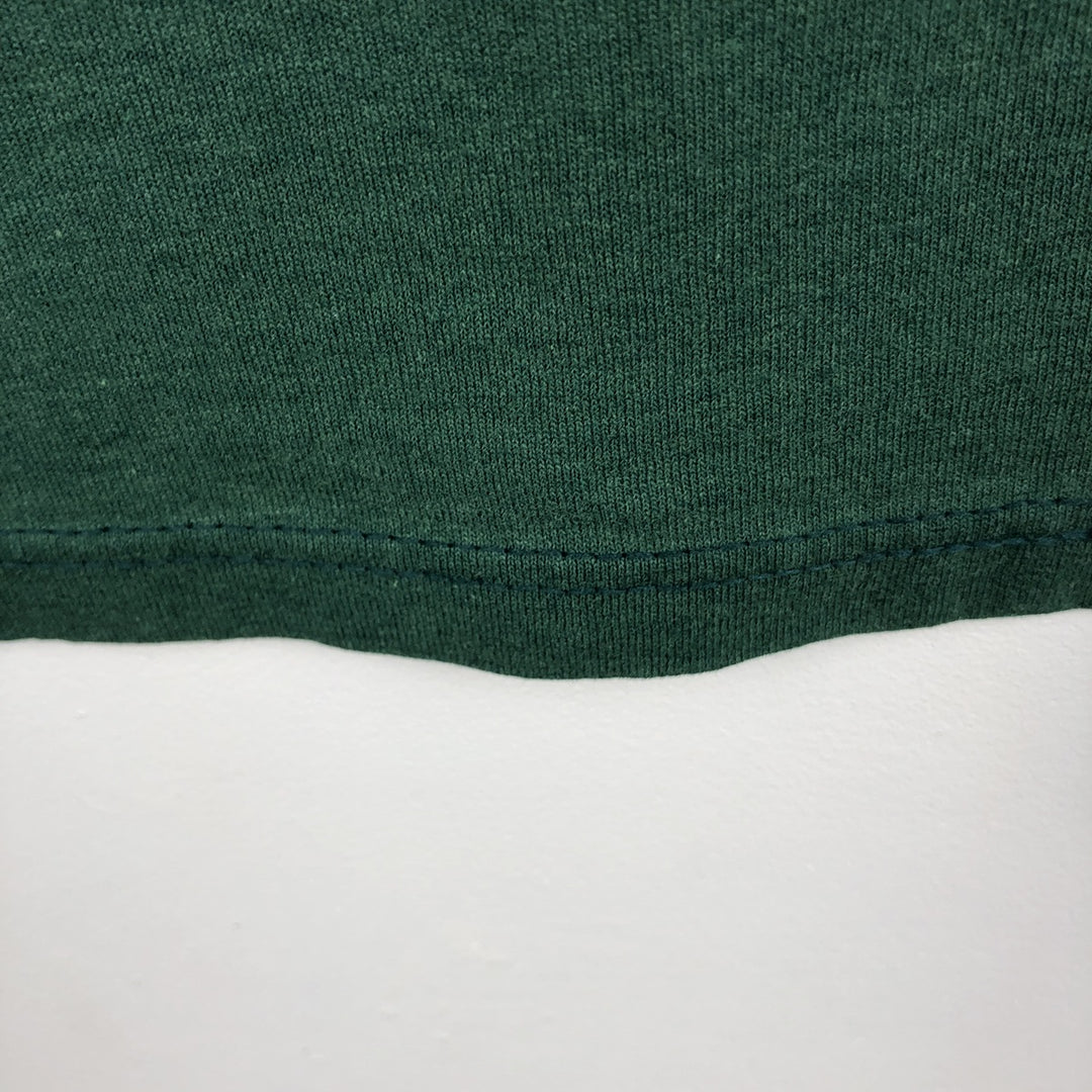 90'S Sofie College T-shirt, Made in USA, Men's Size L (approx.), Vintage polyester Green type dark green Vintage Second Hand