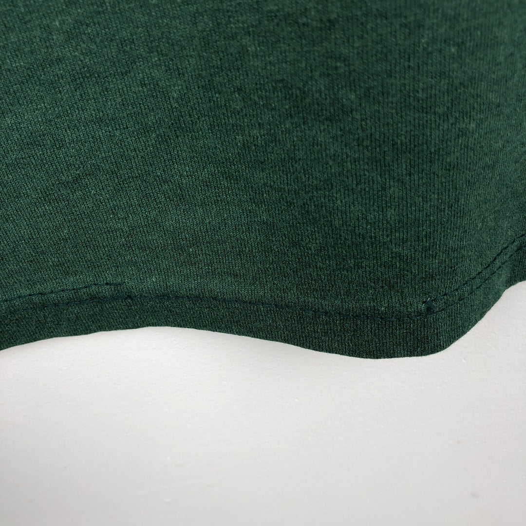90'S Sofie College T-shirt, Made in USA, Men's Size L (approx.), Vintage polyester Green type dark green Vintage Second Hand