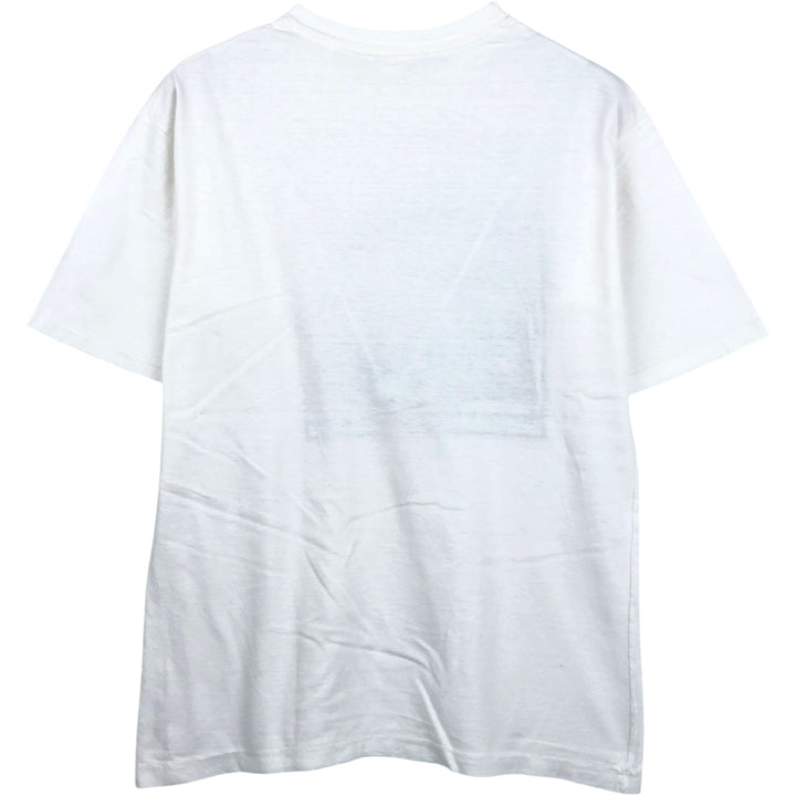 90'S Photo T-shirt, Men's Size M (approx.), Vintage unclear white type Vintage Second Hand