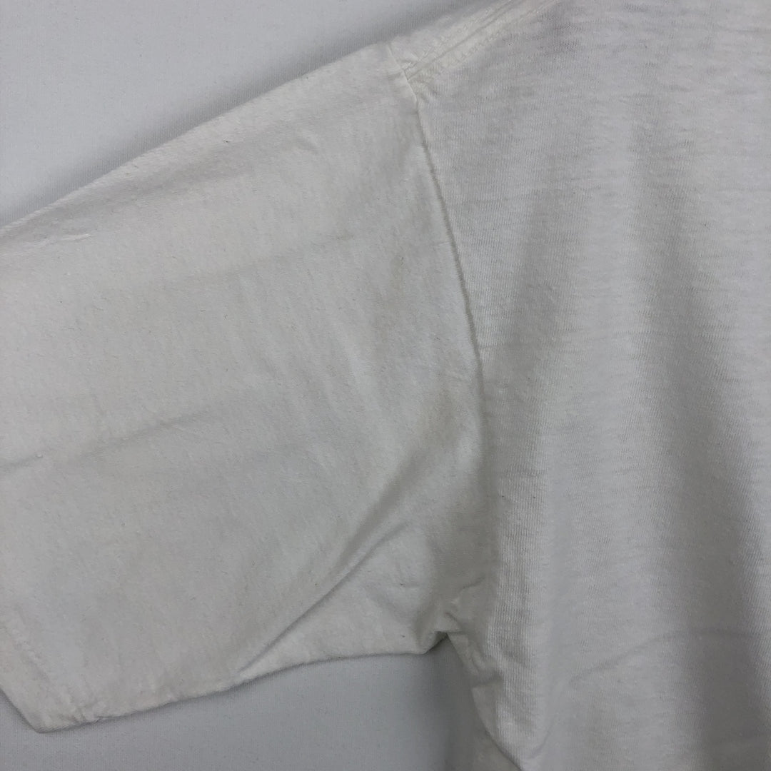 90'S Photo T-shirt, Men's Size M (approx.), Vintage unclear white type Vintage Second Hand