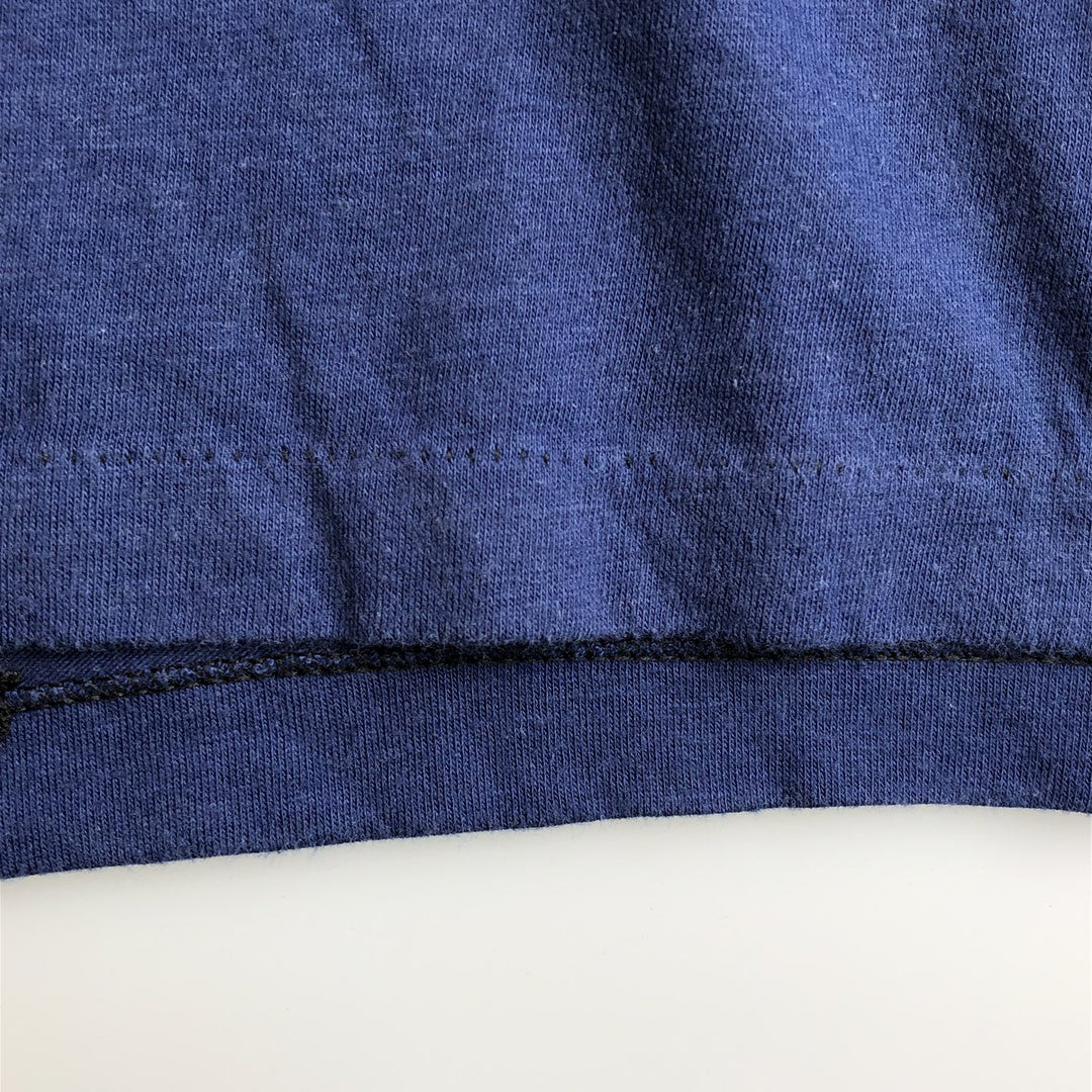 Vintage 1980'S Hanes Fifty-Fifty Blue Tag Print T-Shirt, Made in USA, Men's XL cotton navy blue type Vintage Second Hand