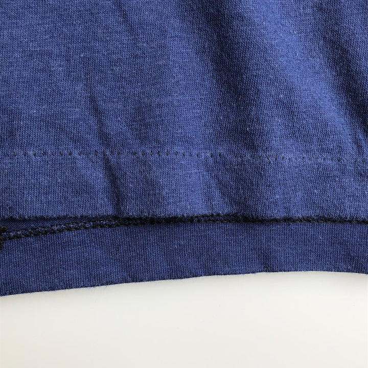 Vintage 1980'S Hanes Fifty-Fifty Blue Tag Print T-Shirt, Made in USA, Men's XL cotton navy blue type Vintage Second Hand