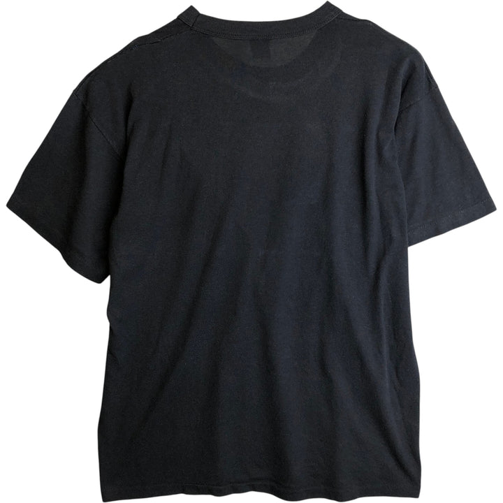 ~90'S Skull Pattern Print T-Shirt, Men's XL (approx.), Vintage unclear black type Vintage Second Hand