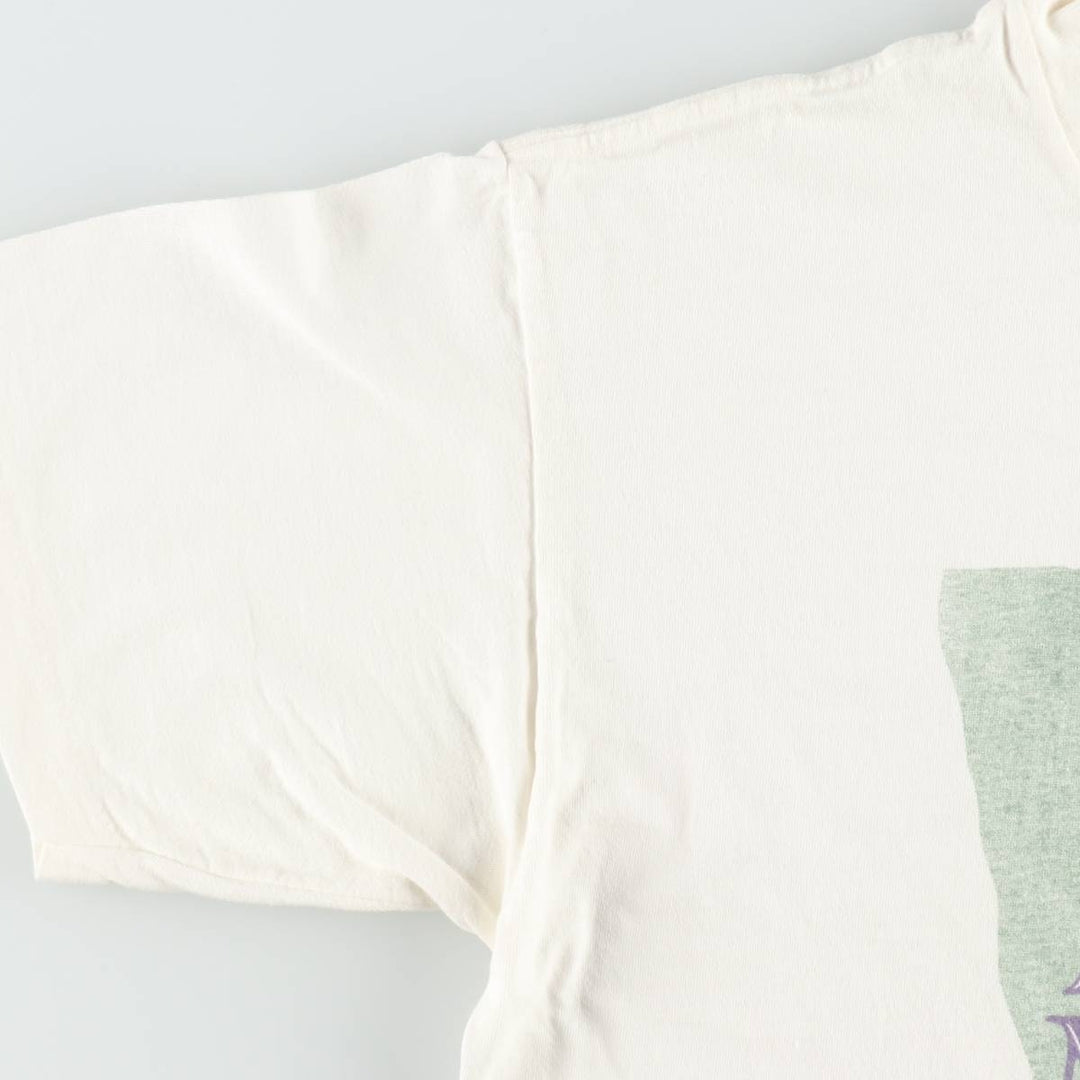 90'S ONEITA POWER-T Printed T-shirt Made in USA Men's L size Vintage cotton unbleached Vintage Second Hand