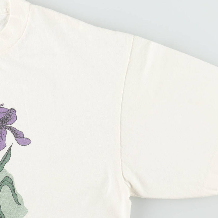 90'S ONEITA POWER-T Printed T-shirt Made in USA Men's L size Vintage cotton unbleached Vintage Second Hand