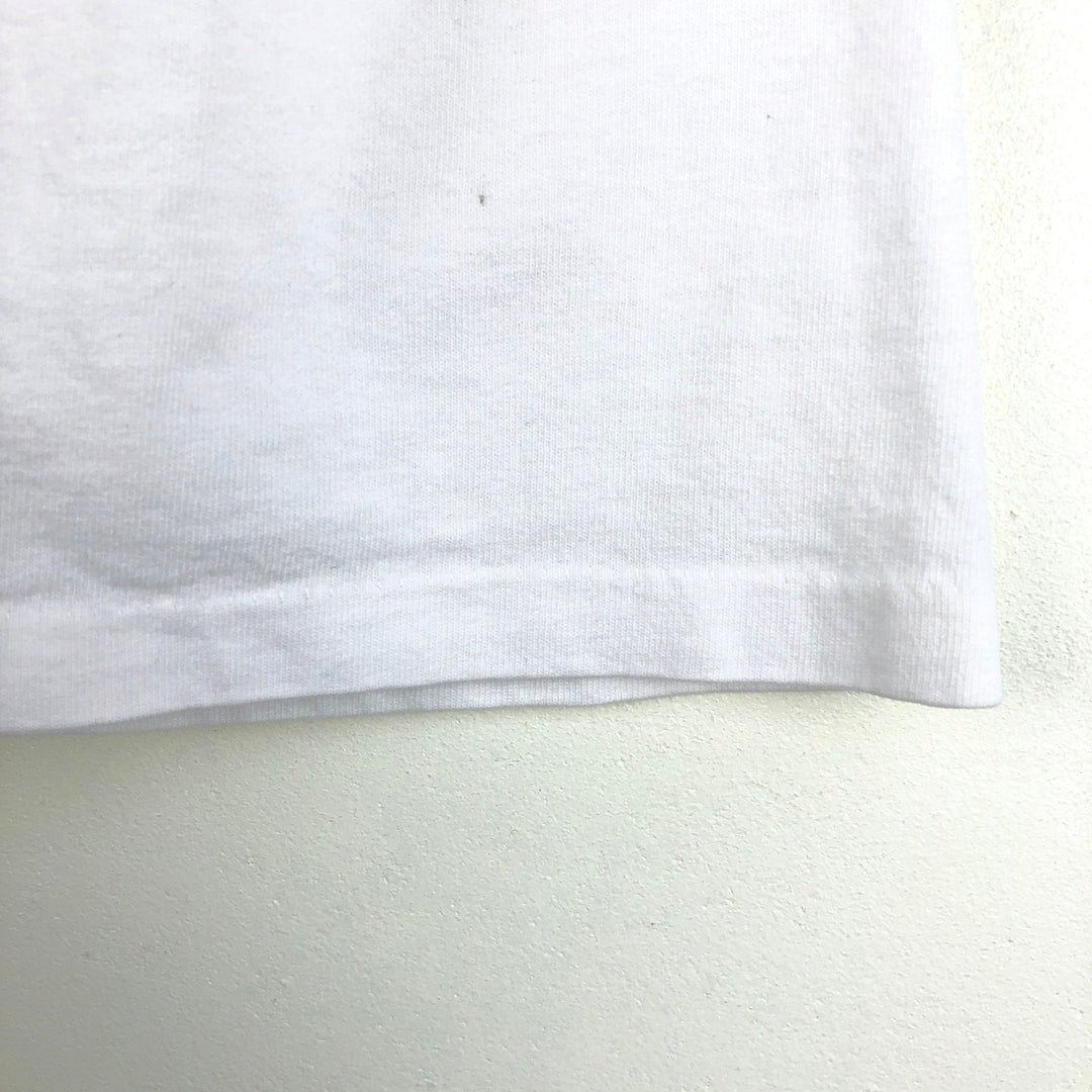 90'S GANGO GALLERY Printed T-Shirt, Made in USA, Men's XL equivalent, Vintage cotton white type Vintage Second Hand
