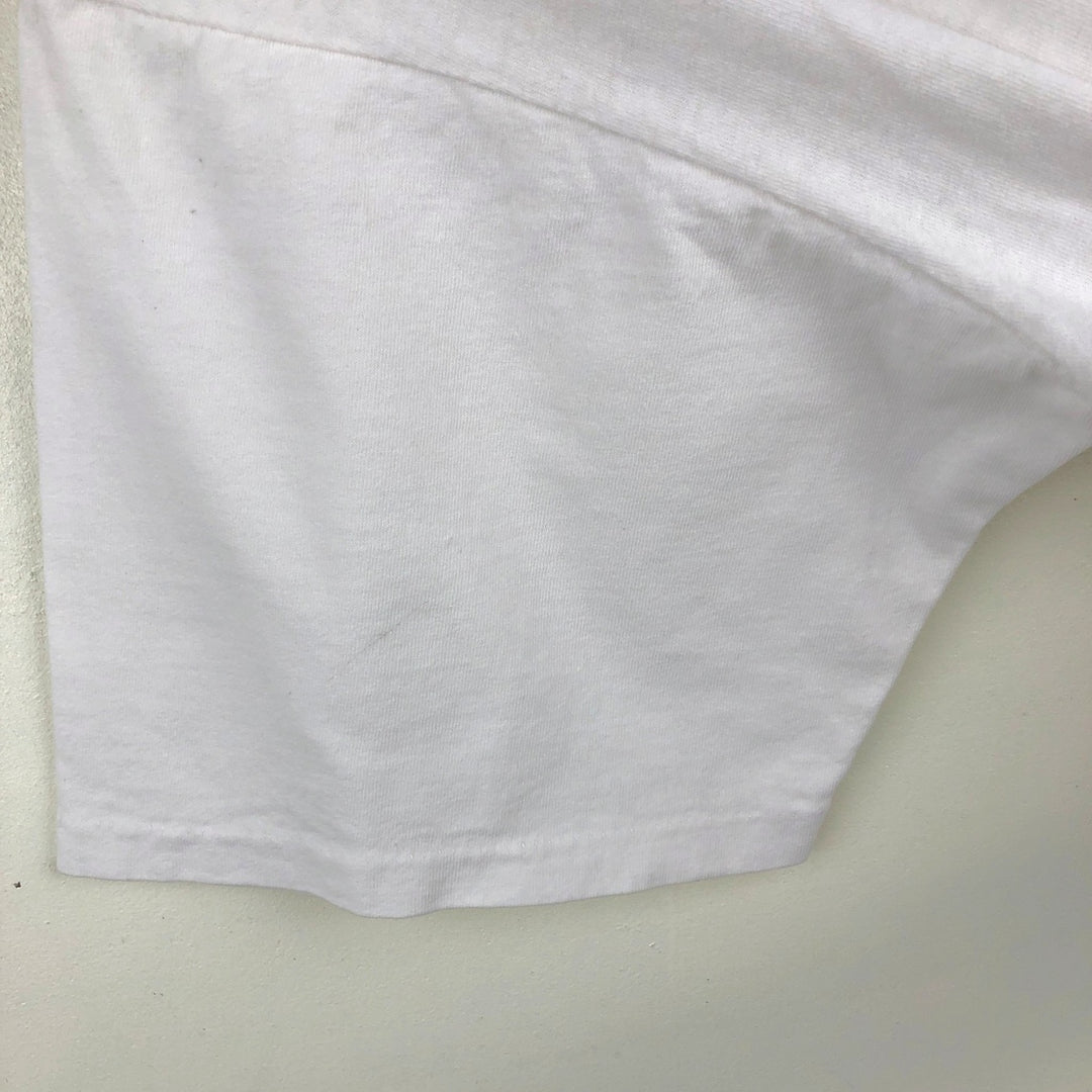 90'S GANGO GALLERY Printed T-Shirt, Made in USA, Men's XL equivalent, Vintage cotton white type Vintage Second Hand