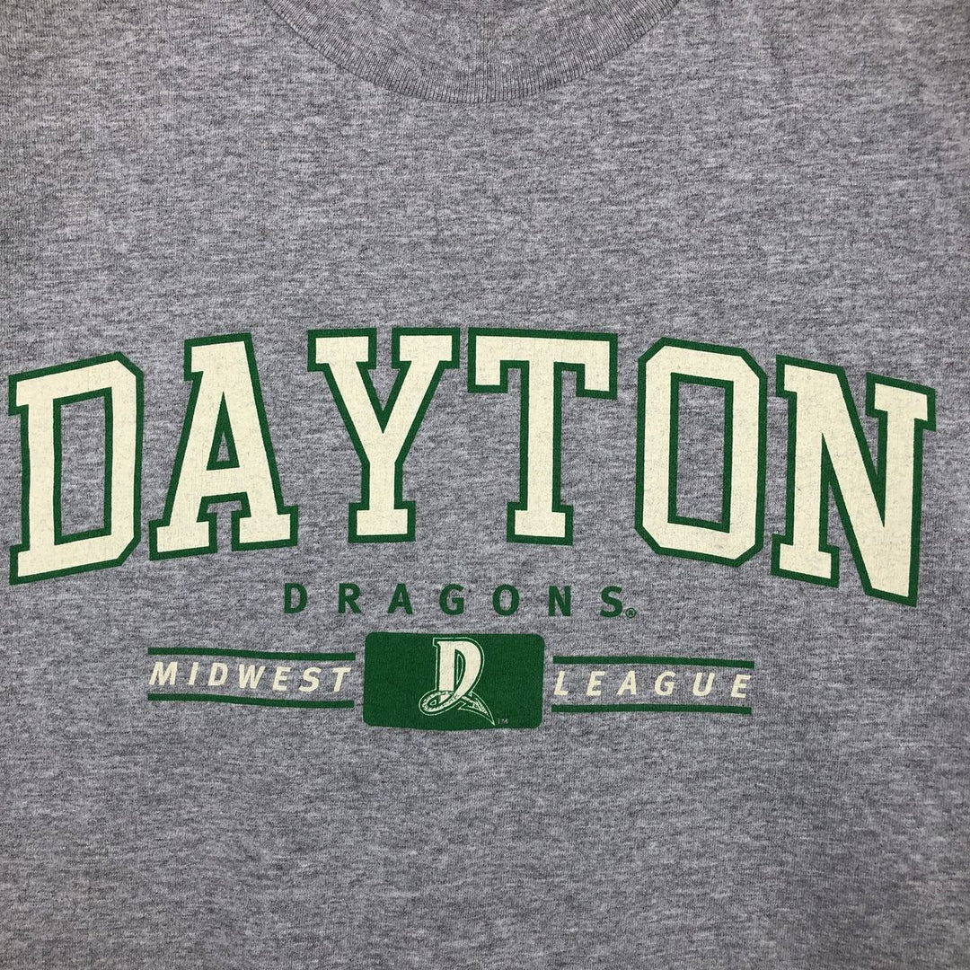 ALSTYLE Dayton Dragons Long-Sleeve T-Shirt (Men's XL equivalent) cotton gray type Vintage Second Hand