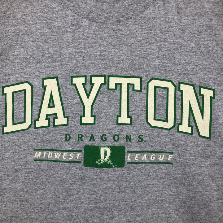 ALSTYLE Dayton Dragons Long-Sleeve T-Shirt (Men's XL equivalent) cotton gray type Vintage Second Hand