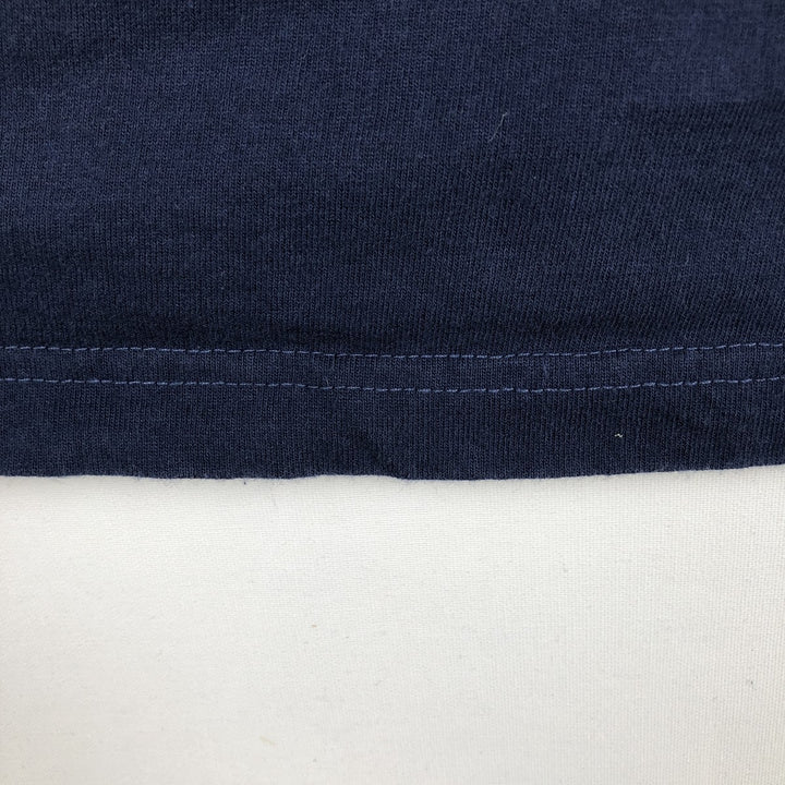 NFL New England Patriots Long-Sleeve T-Shirt (Men's Size XL) cotton navy blue type Vintage Second Hand