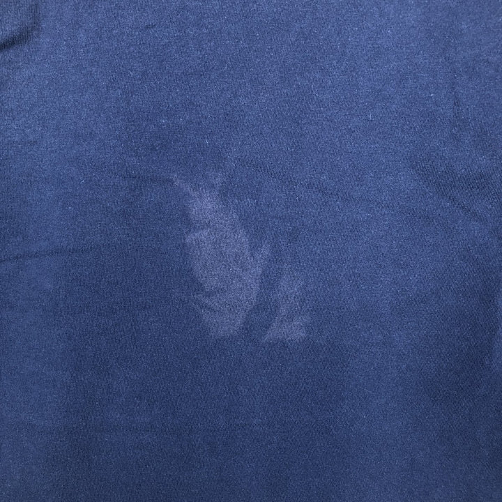 Champion Columbia University College Long-Sleeve T-Shirt (Men's XL equivalent) cotton navy blue type Vintage Second Hand