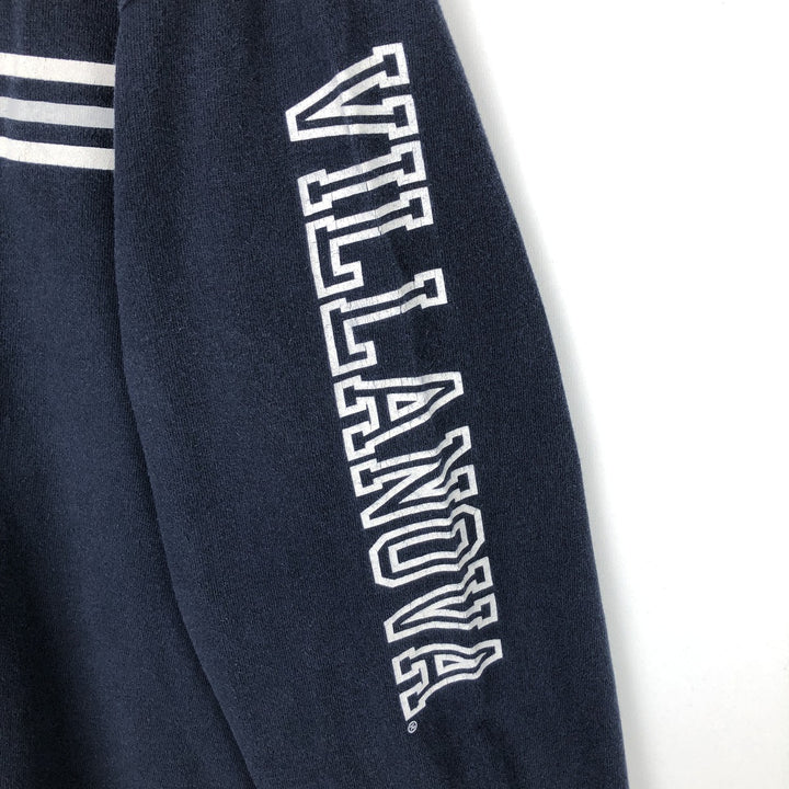 Champion Long-Sleeve T-Shirt (Men's Size L) cotton navy blue type Vintage Second Hand