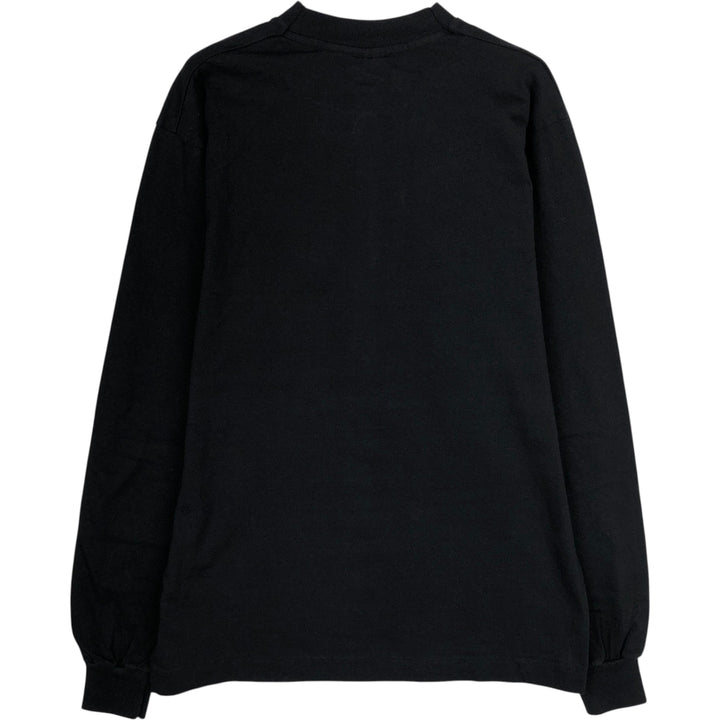 90'S Screen Stars Long-Sleeve T-Shirt, Men's Size L (Equivalent), Vintage cotton black type Vintage Second Hand