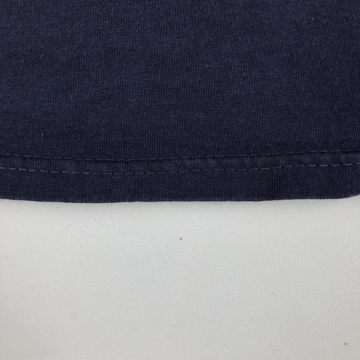 Delta Long-Sleeve T-Shirt (Men's Size L) cotton navy blue type Vintage Second Hand