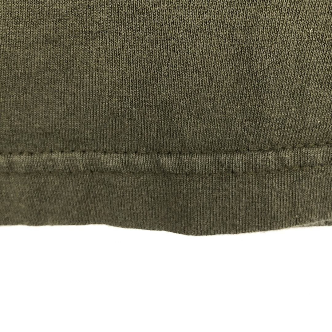 ALSTYLE Long T-Shirt, Men's XL cotton Khaki type Vintage Second Hand