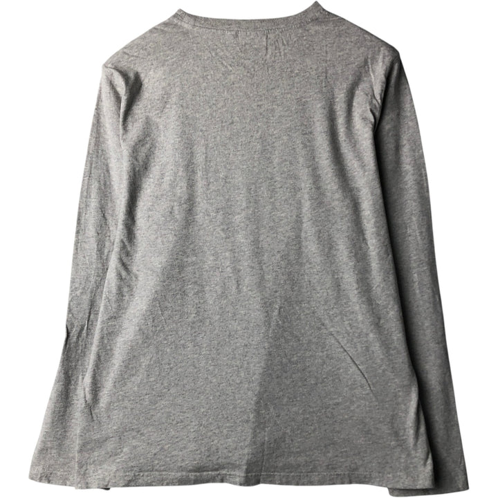 Barbour Tailored Fit Long-Sleeve T-Shirt (Men's Size L) cotton gray type Vintage Second Hand