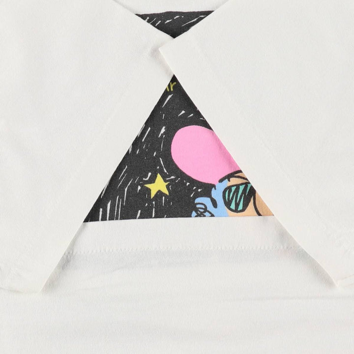 80s-90'S SHOEBOX GREETINGS Print T-Shirt, Made in USA, Men's XL equivalent, Vintage cotton white type Vintage Second Hand
