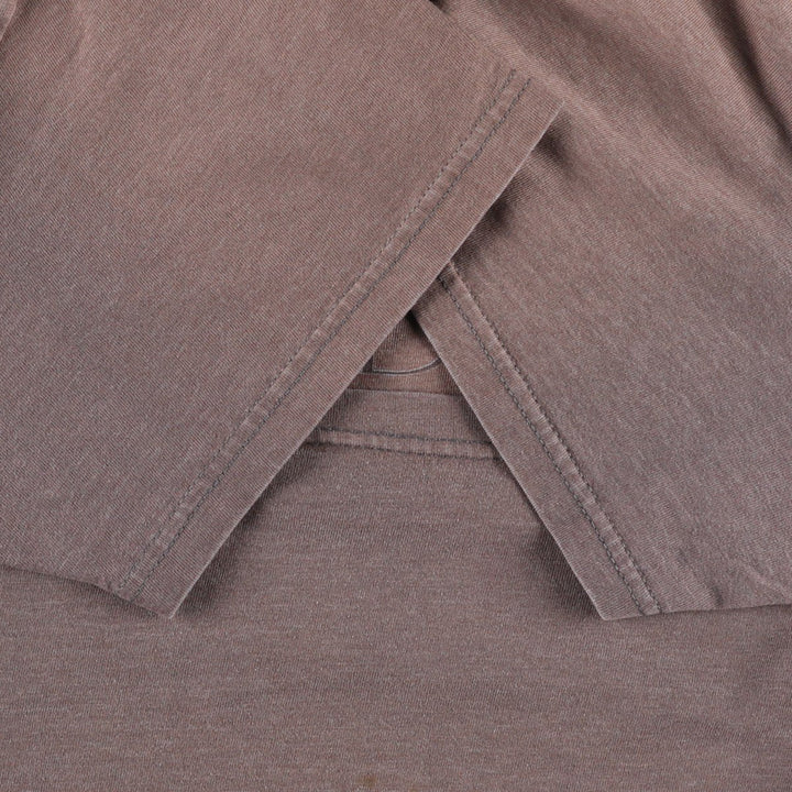 Harley-Davidson Hanes BEEFY-T Fire Pattern Motorcycle T-Shirt, Men's XXL (approx.) unclear beige type brown Vintage Second Hand