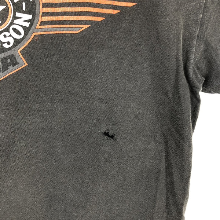 Harley-Davidson Motorcycle Bike T-shirt, Men's XL size unclear Charcoal Vintage Second Hand