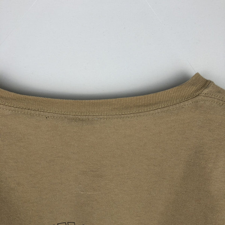 00'S Harley-Davidson Motorcycle Bike T-shirt Men's XL size unclear Beige type Vintage Second Hand