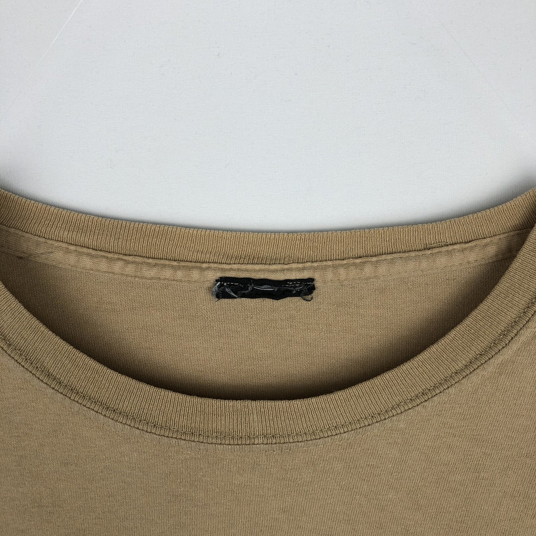 00'S Harley-Davidson Motorcycle Bike T-shirt Men's XL size unclear Beige type Vintage Second Hand