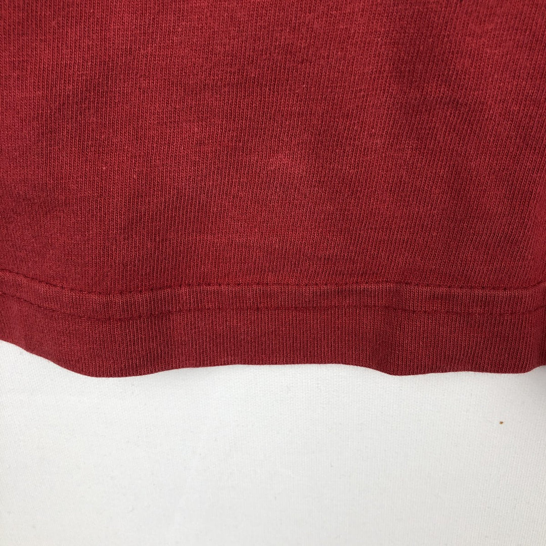 00'S Harley-Davidson Motorcycle Bike T-shirt Made in USA Men's XL cotton red type Vintage Second Hand