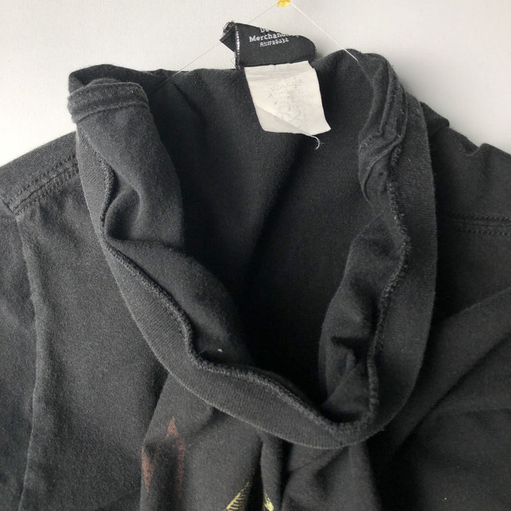 00'S Harley-Davidson Motorcycle Bike T-shirt Men's L size unclear black type Vintage Second Hand