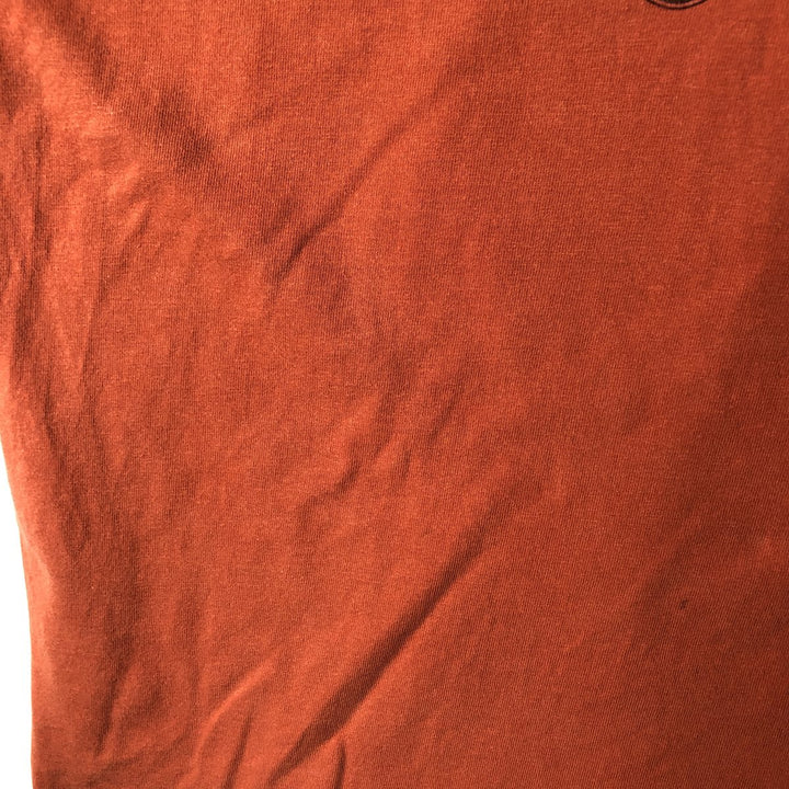 00'S Harley-Davidson Motorcycle Bike T-shirt Made in USA Men's XXL cotton orange type Vintage Second Hand