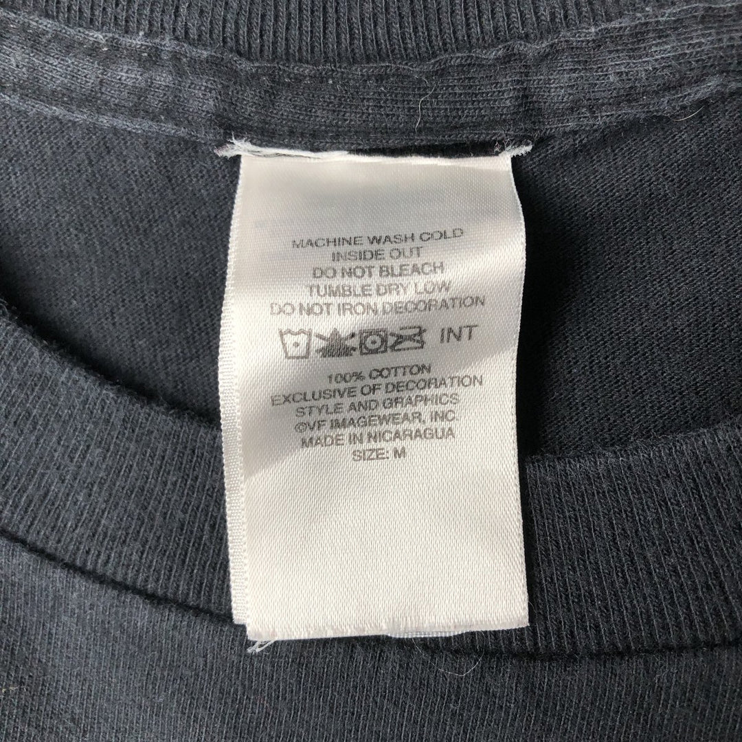 00'S Harley-Davidson Motorcycle Bike T-shirt Men's M size cotton black type Vintage Second Hand