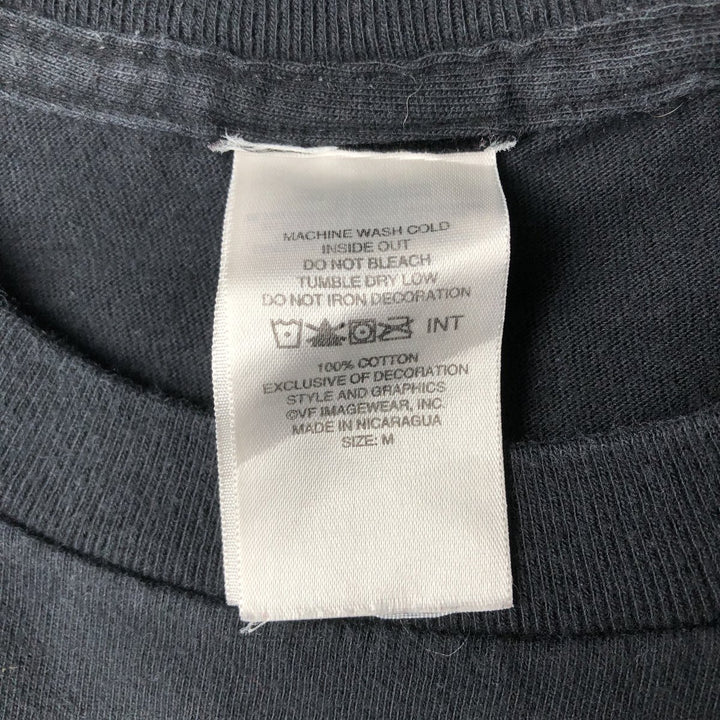 00'S Harley-Davidson Motorcycle Bike T-shirt Men's M size cotton black type Vintage Second Hand