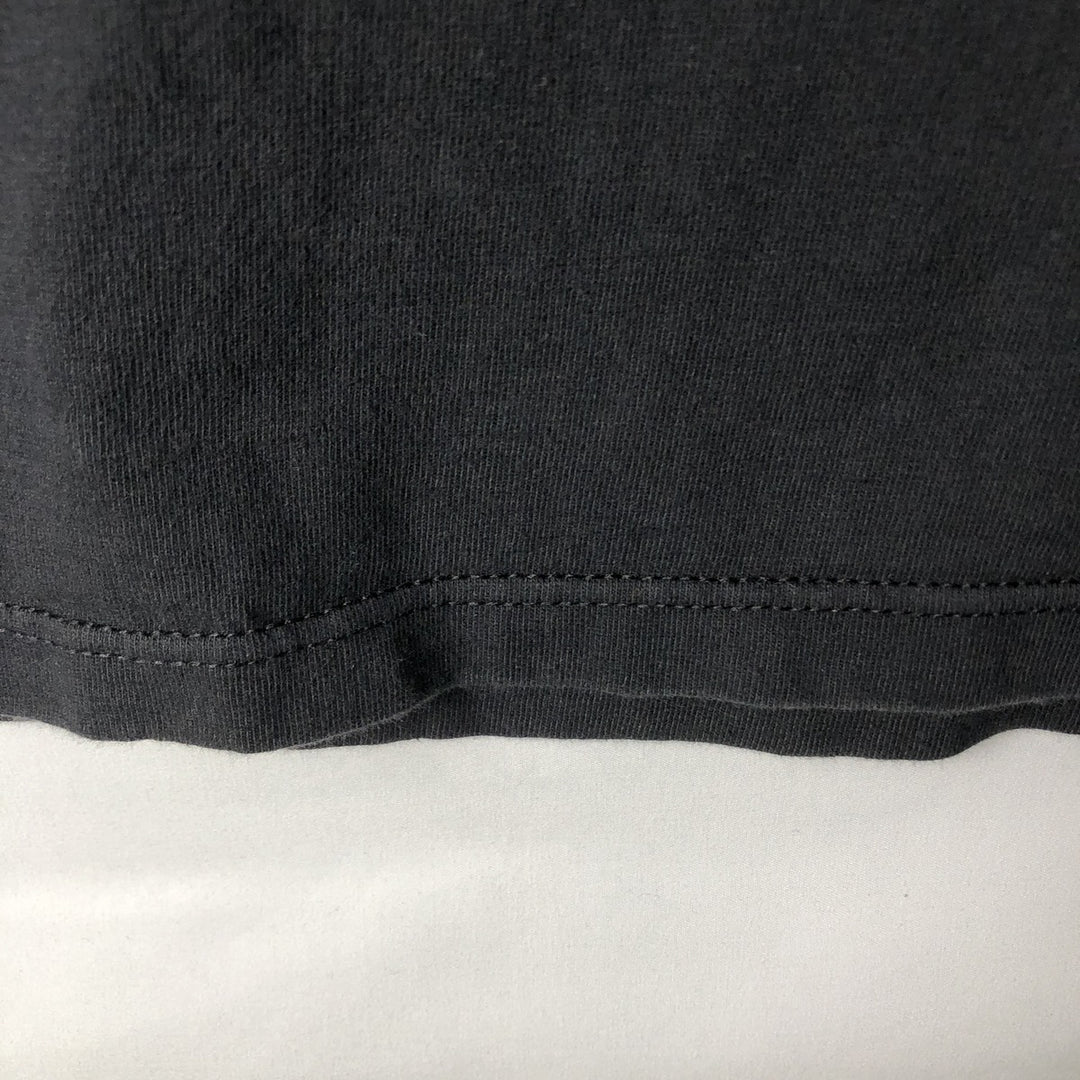 2000'S Harley-Davidson American flag pattern motorcycle bike t-shirt, made in USA, men's size XXL equivalent. cotton black type Vintage Second Hand