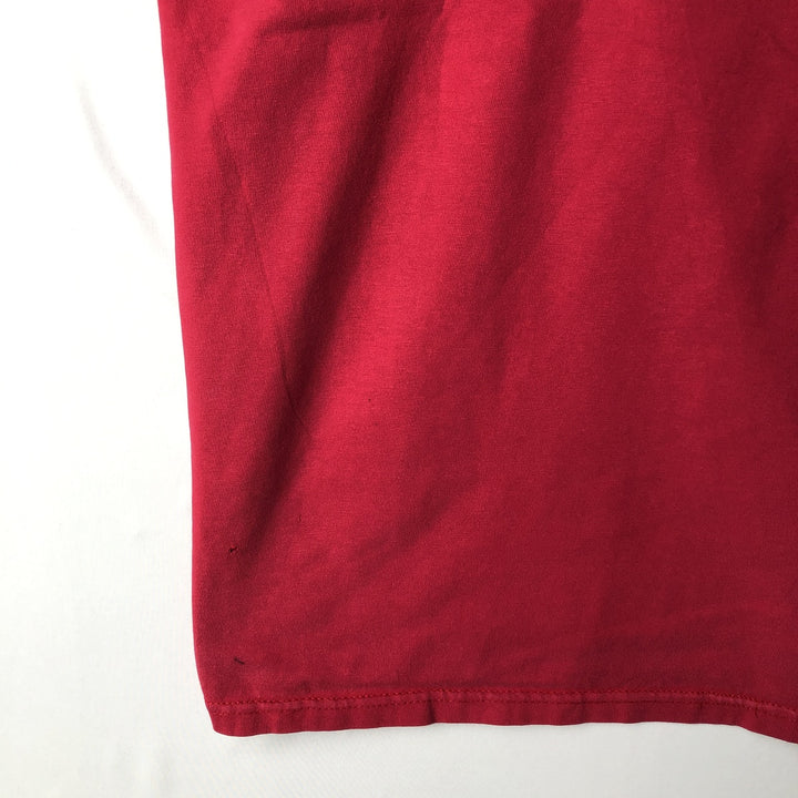 00'S Harley-Davidson Motorcycle Bike T-shirt Made in USA Men's XL cotton red type Vintage Second Hand