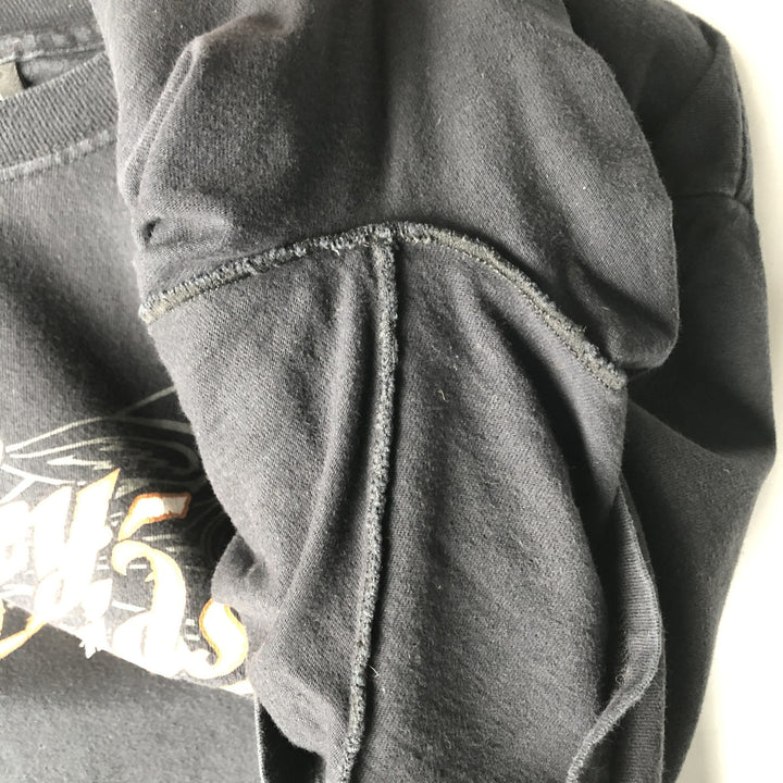 00'S Harley-Davidson Motorcycle Bike T-shirt Men's XL size cotton black type Vintage Second Hand