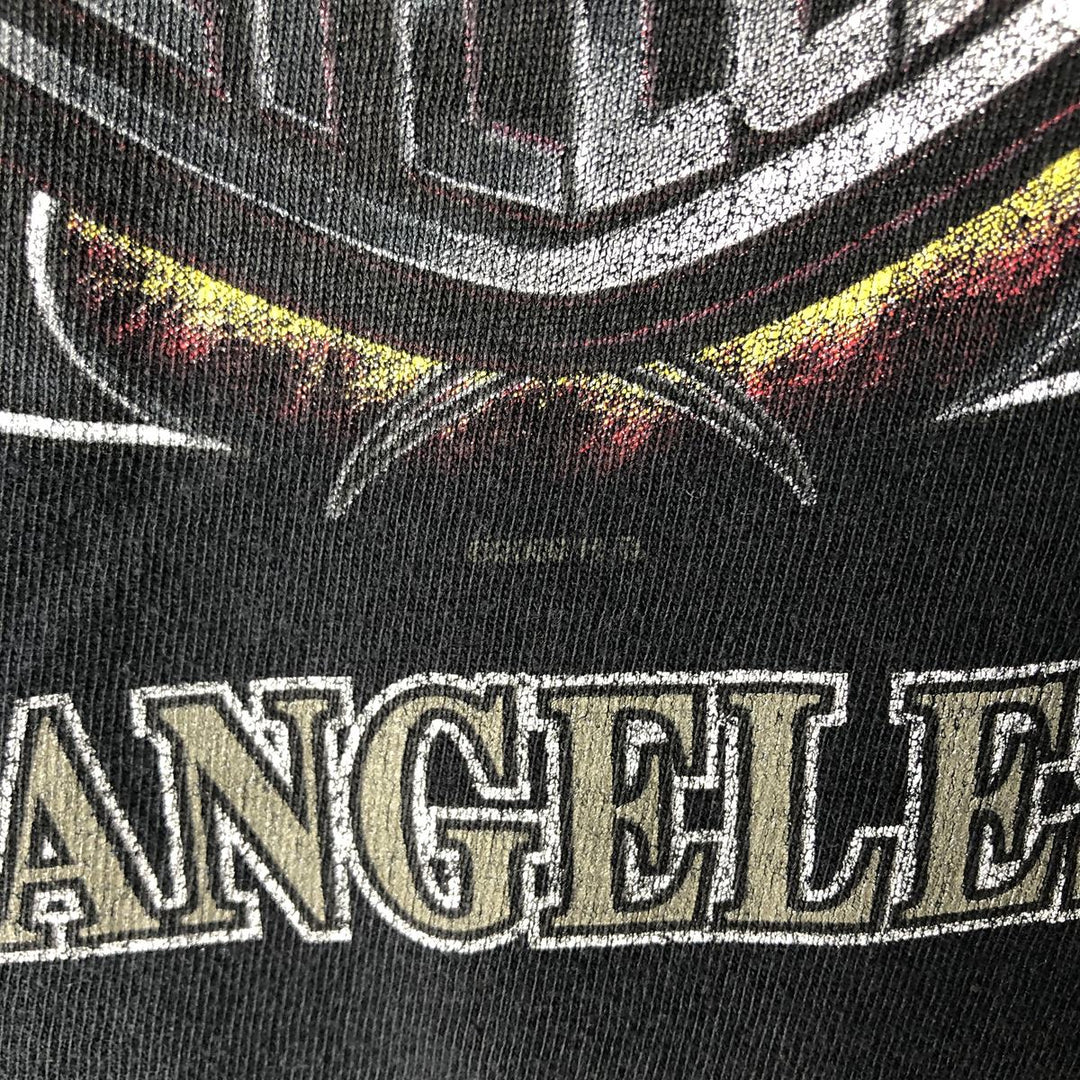 00'S Harley-Davidson Skull Pattern Motorcycle Bike T-shirt Men's XL size cotton black type Vintage Second Hand