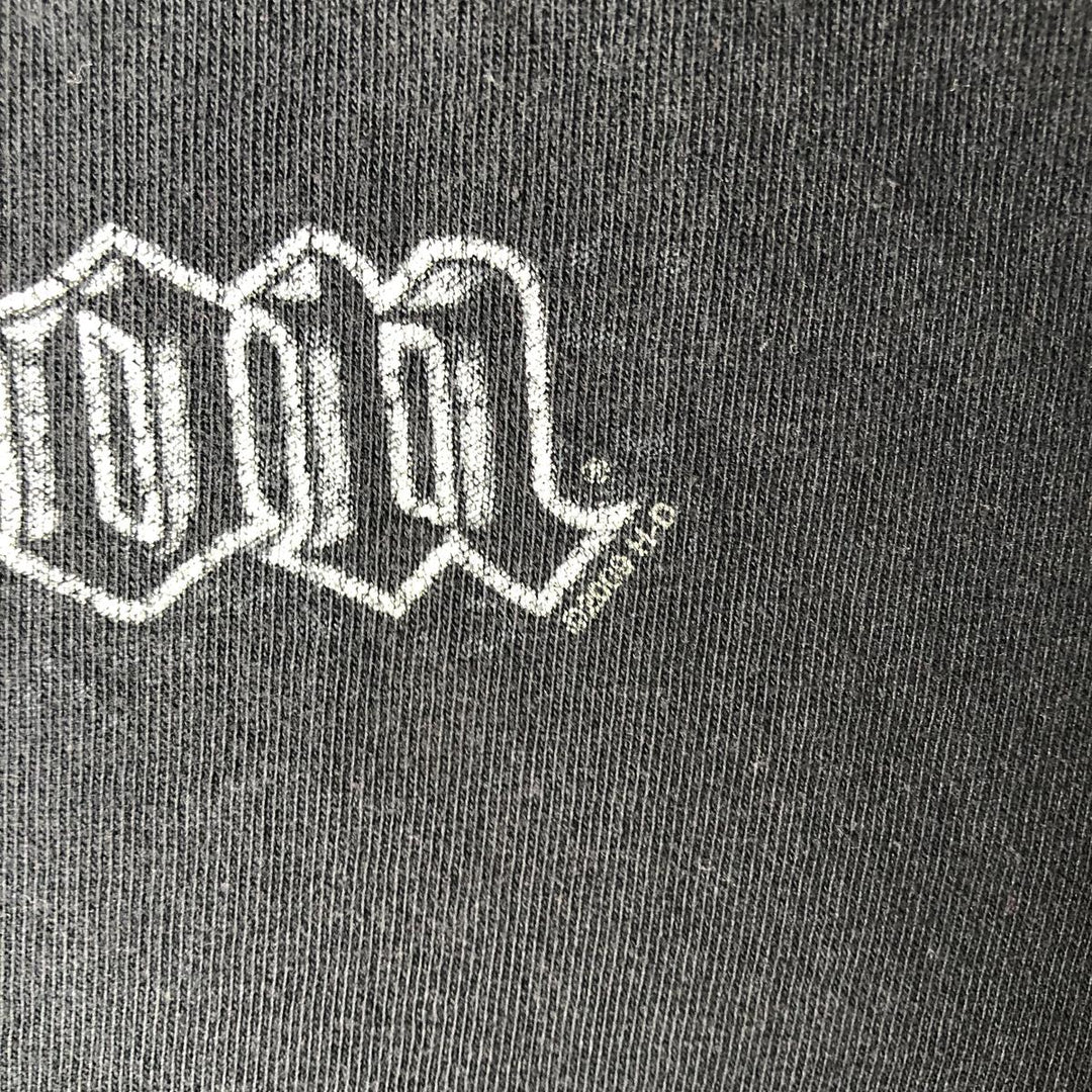 00'S Harley-Davidson Skull Pattern Motorcycle Bike T-shirt Men's XL size cotton black type Vintage Second Hand