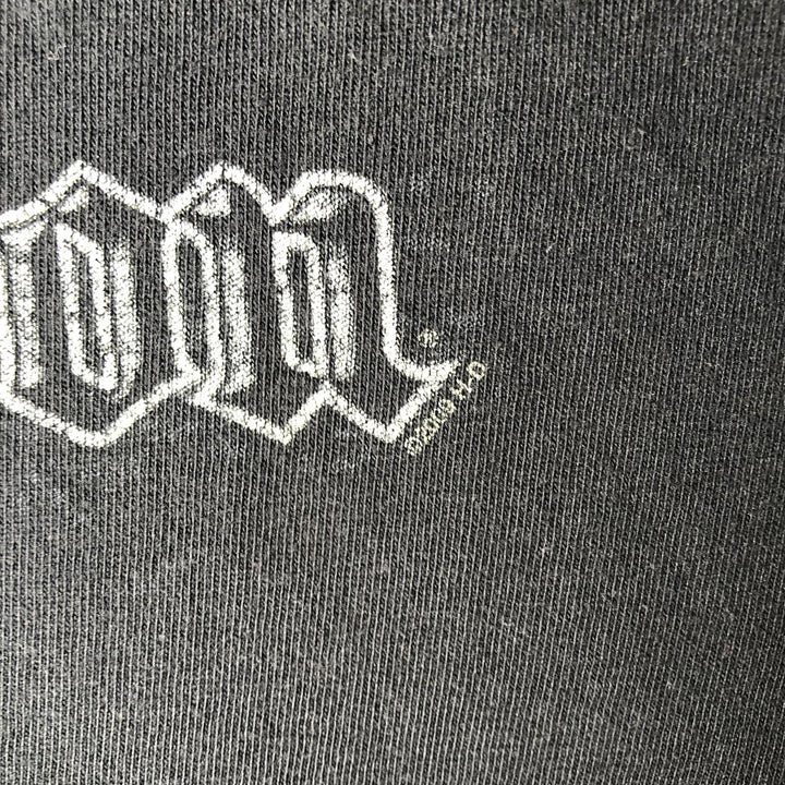 00'S Harley-Davidson Skull Pattern Motorcycle Bike T-shirt Men's XL size cotton black type Vintage Second Hand
