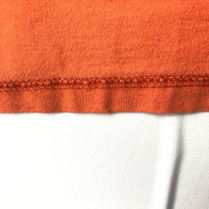 Harley-Davidson Eagle Pattern Motorcycle Bike T-shirt Made in USA Men's XL cotton orange type Vintage Second Hand