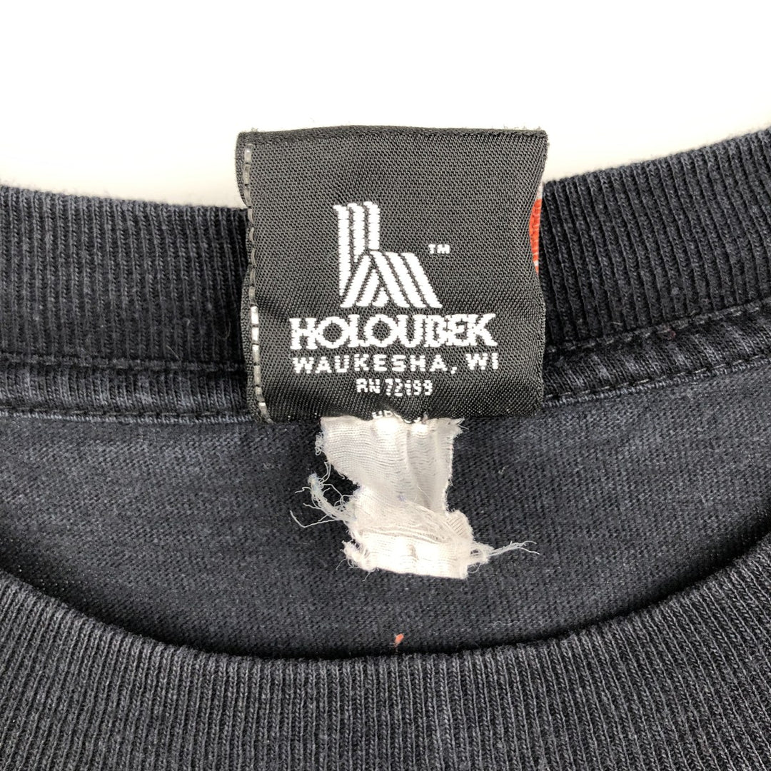 00'S Harley-Davidson Motorcycle Bike T-shirt Men's XL size unclear black type Vintage Second Hand