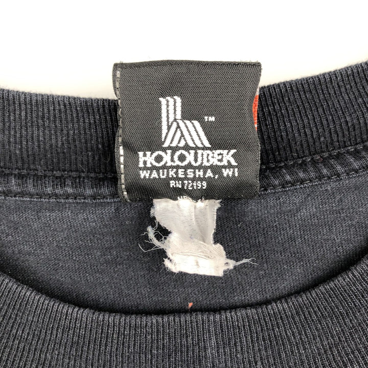 00'S Harley-Davidson Motorcycle Bike T-shirt Men's XL size unclear black type Vintage Second Hand