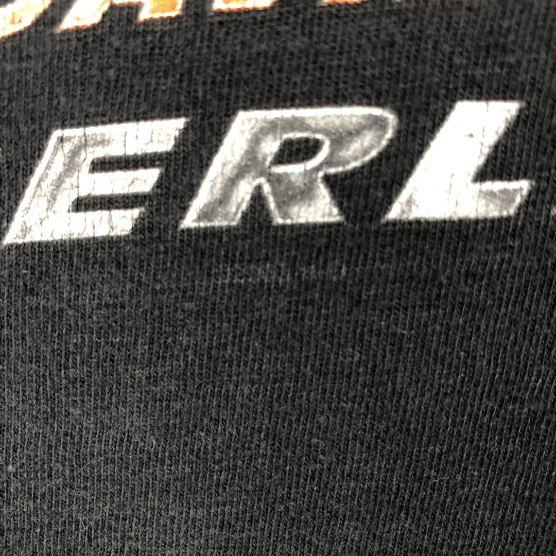 00'S Harley-Davidson Motorcycle Bike T-shirt Men's XL size unclear black type Vintage Second Hand
