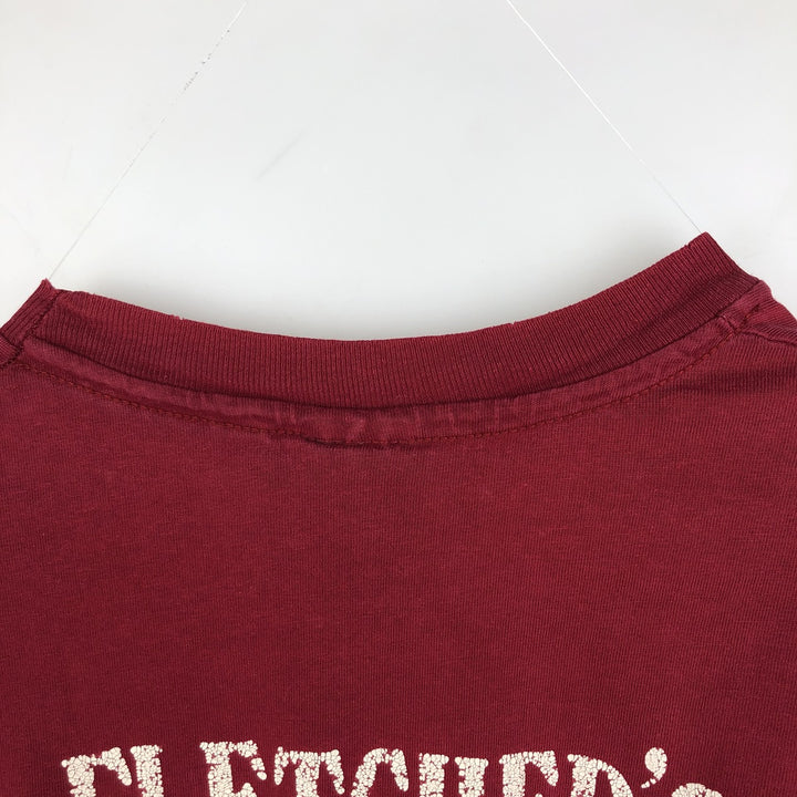 90'S Harley-Davidson Motorcycle Bike T-shirt Made in USA Men's L Vintage cotton red type Vintage Second Hand