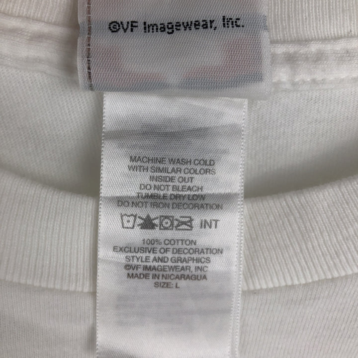 2000'S Harley-Davidson Eagle Pattern Motorcycle T-Shirt, Men's Size L (approx.) cotton white type Vintage Second Hand