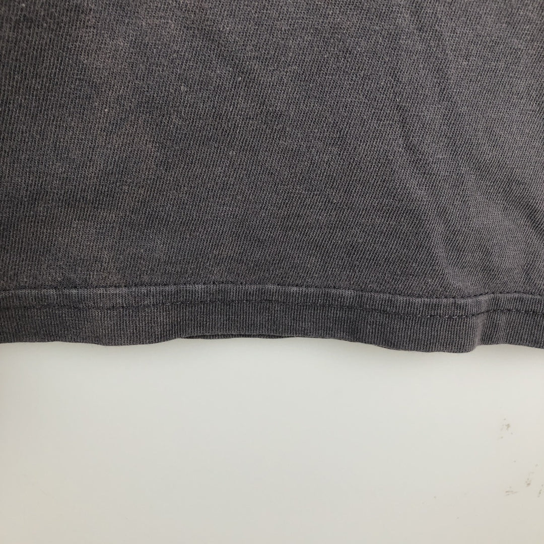 90'S Harley Davidson Fire Pattern Motorcycle Bike T-Shirt Made in USA Men's XL Vintage cotton Charcoal Vintage Second Hand