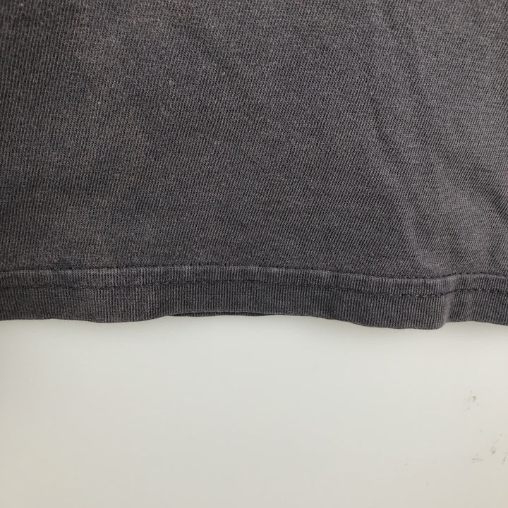 90'S Harley Davidson Fire Pattern Motorcycle Bike T-Shirt Made in USA Men's XL Vintage cotton Charcoal Vintage Second Hand